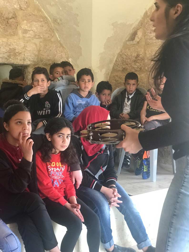 Play therapy with children in Palestine