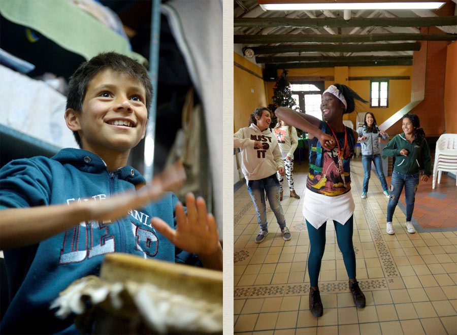 Percussion & dancing